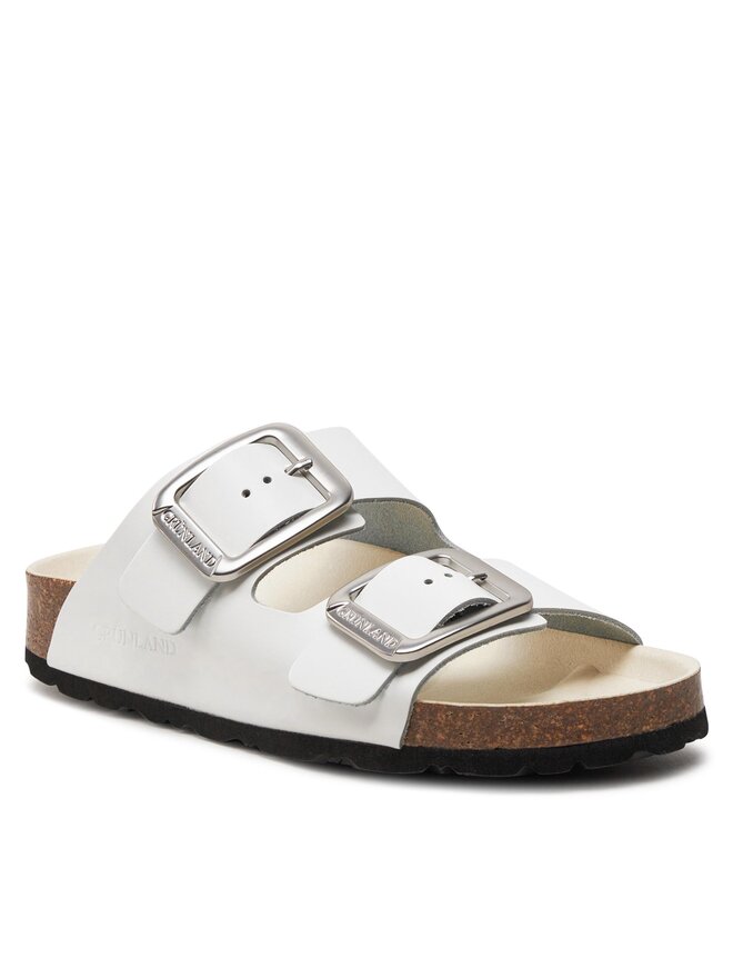 Grünland Pantoletten Grünland Enny CB3272-70 Weiß