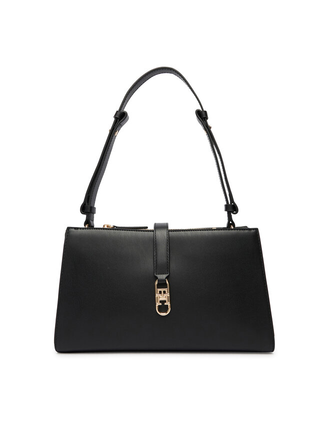 Tommy Hilfiger Handtasche Tommy Hilfiger Th Libre Shoulder Bag AW0AW17718 Schwarz