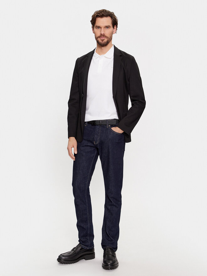 Calvin Klein Calvin Klein Polo Smooth Cotton Slim Polo K10K111657 Λευκό Regular Fit