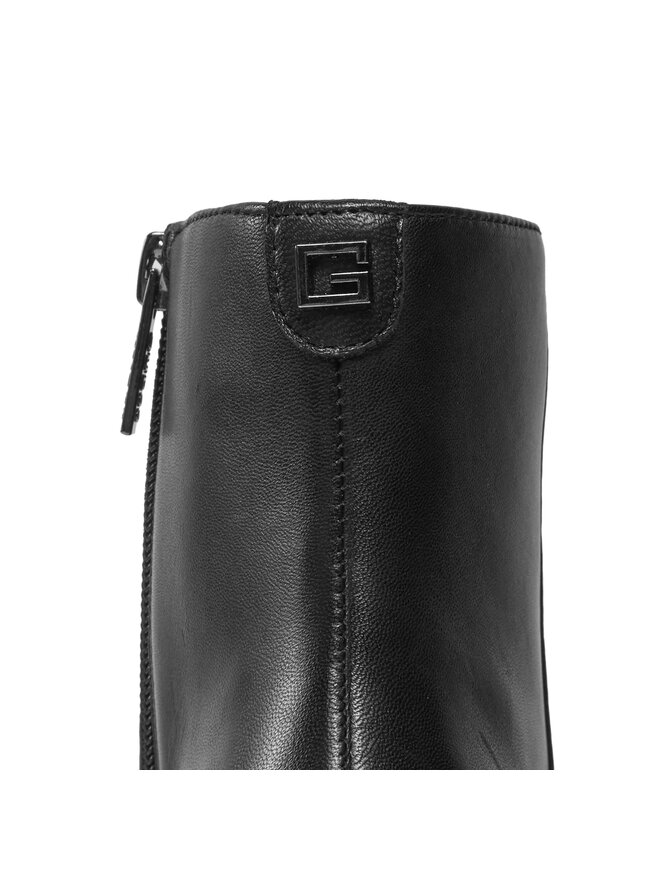 Guess Polokozačky Guess Travis FLPTRA LEA10 Černá