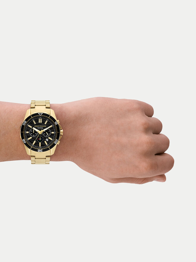 Armani Exchange Zegarek Armani Exchange Spencer AX1958 Złoty