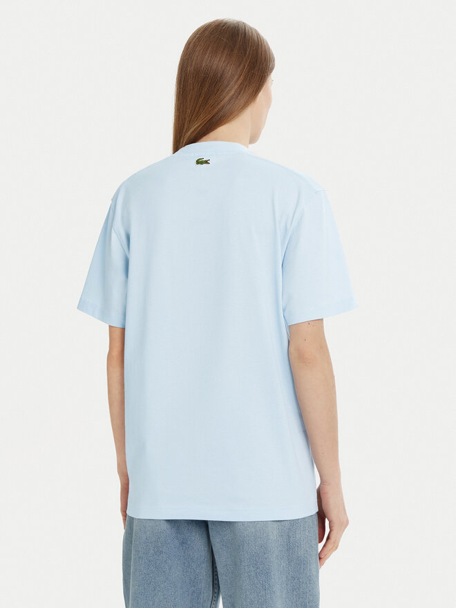 Lacoste Lacoste T-Shirt TH2733 Himmelblau Regular Fit