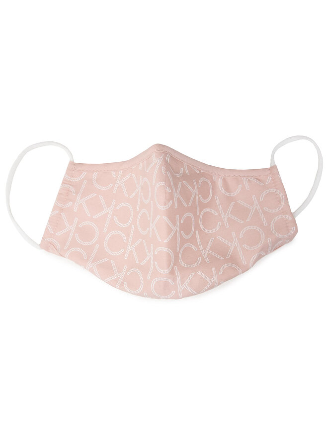 Calvin Klein Medžiaginė kaukė Calvin Klein Face Cover Single K60K608837 Rožinė