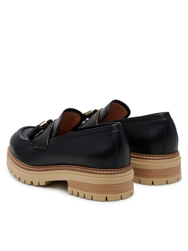 Pollini Loafersy Pollini SA10144G1MTC0000 Czarny