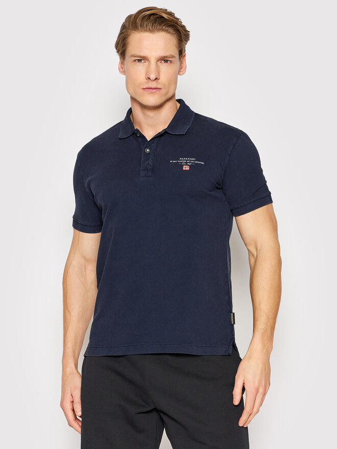 Napapijri Napapijri Polo Elbas NP0A4GDL Tamnoplava Regular Fit