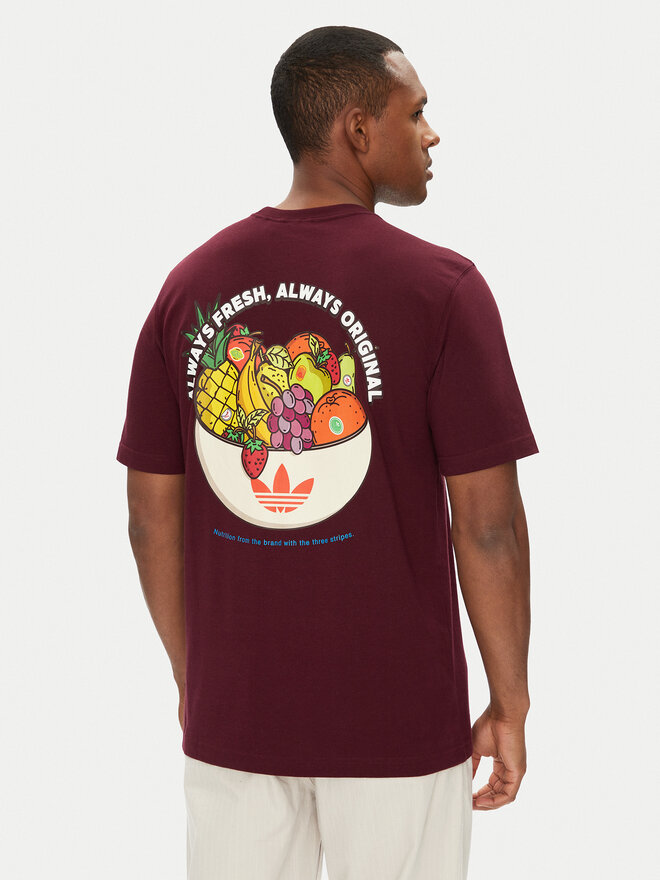 adidas adidas T-Shirt JW2976 Μπορντό Loose Fit