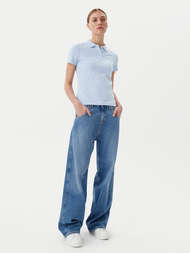 Tommy Jeans Tommy Jeans Pólóing Essential DW0DW20160 Kék Slim Fit
