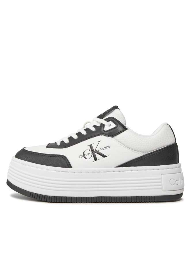Calvin Klein Jeans Sneakers Calvin Klein Jeans Bold Flatf Low Lace Mix Ml Fad YW0YW01316 Nero