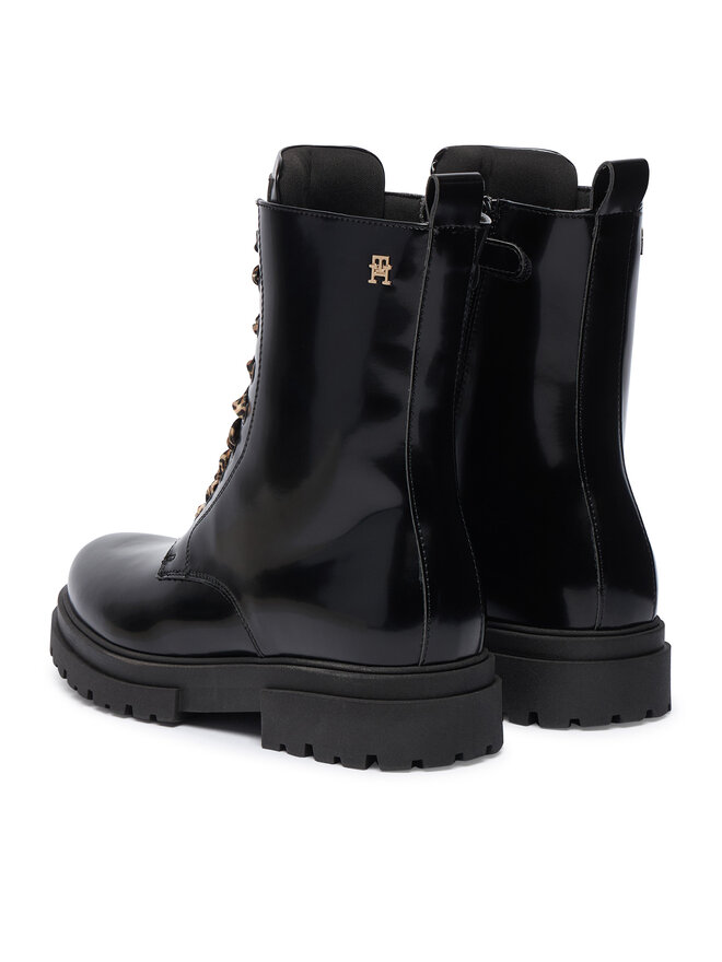 Tommy Hilfiger Schnürschuhe Tommy Hilfiger T4A5-35174-1453999 D Schwarz