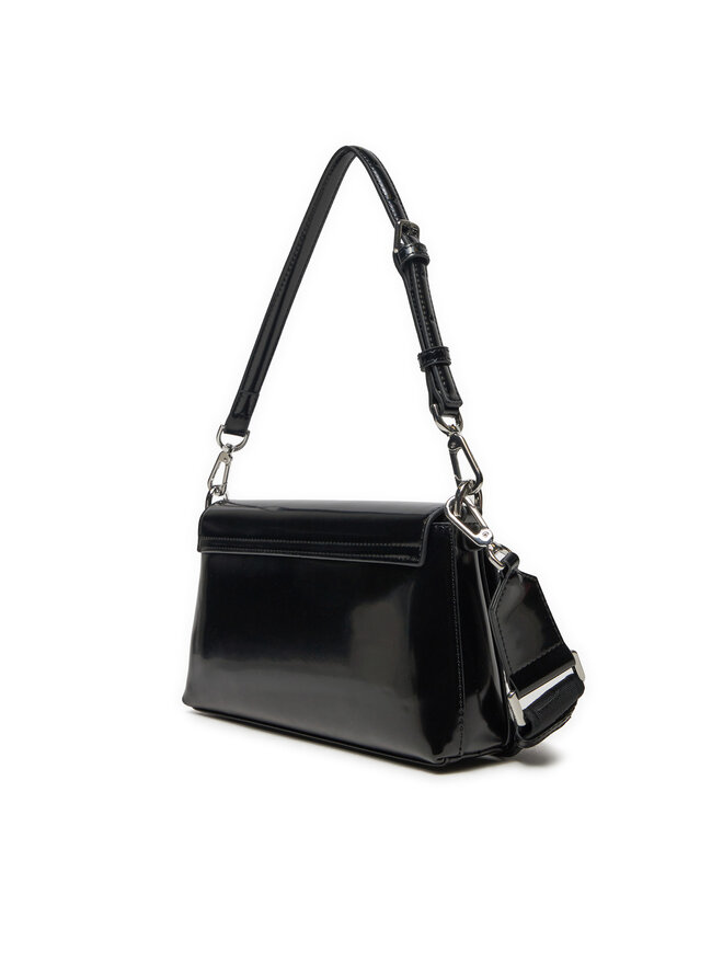Calvin Klein Τσάντα Calvin Klein Ck Must Conv Shoulder Bag_Shiny K60K612885 Μαύρο