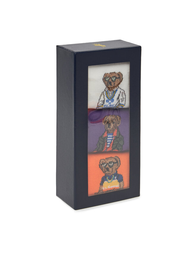 Polo Ralph Lauren 3er-Set hohe Herrensocken Polo Ralph Lauren 449973050001 Bunt