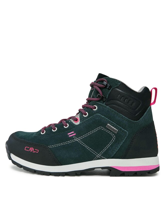 Scarpe Da Trekking Donna CMP Alcor 2.0 Mid WP - In Vera Pelle, Impermeabili, Con Suola FullOn Grip, Per Escursionismo E Cammino