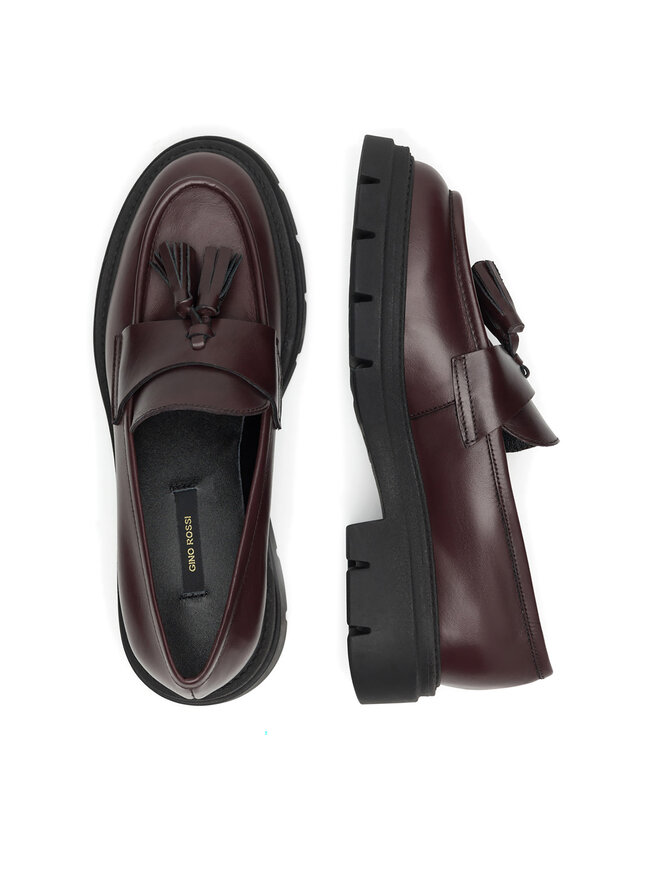 Gino Rossi Loafersy Gino Rossi GRACE-I24-26375NB Bordowy