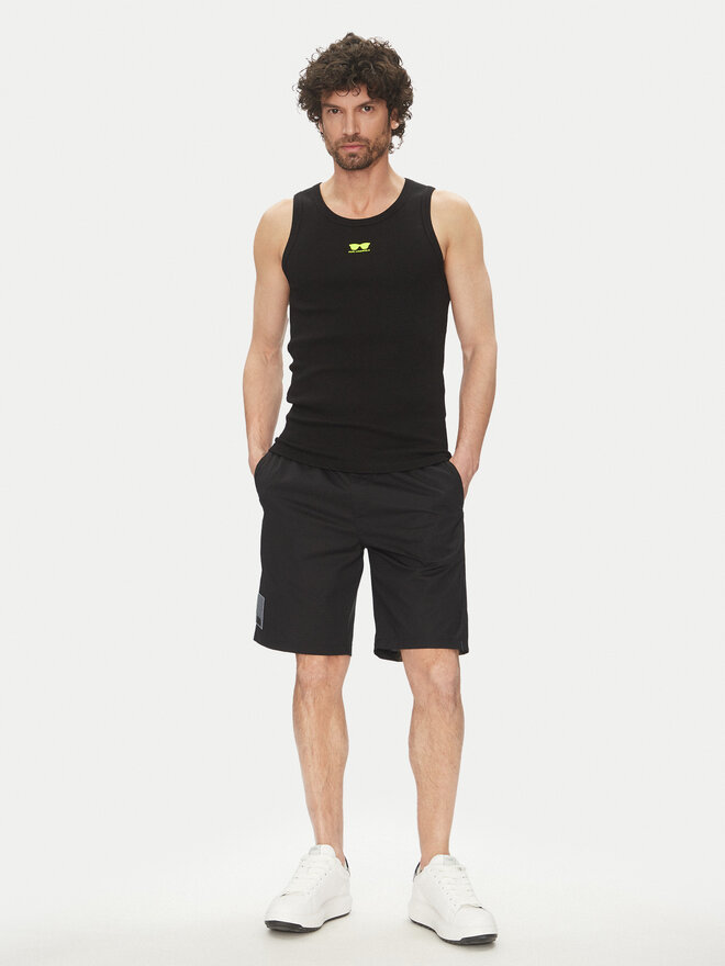 KARL LAGERFELD KARL LAGERFELD Trikó 755401 552238 Fekete Slim Fit
