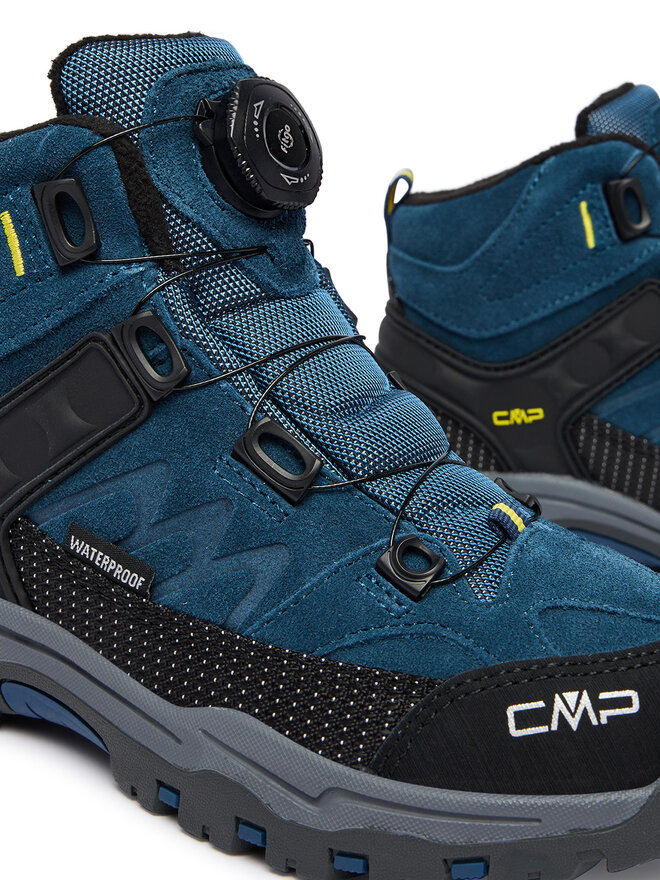 CMP Trekkingschuhe CMP Kids Kiruna Mid Fitgo Fleece Wp 3Q57894 Blau