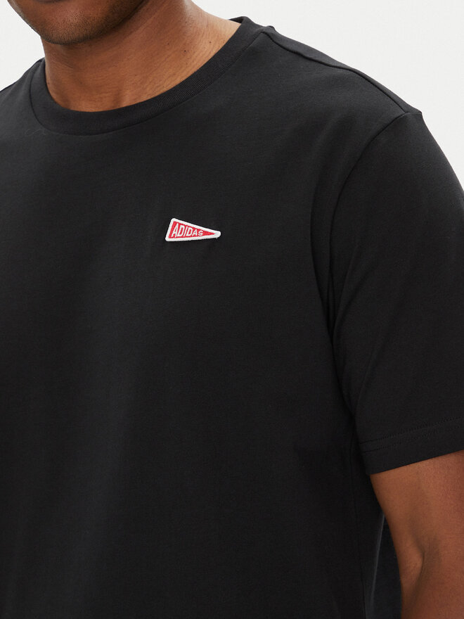 adidas adidas T-Shirt Pennant Trim Graphic JL9228 Schwarz Regular Fit