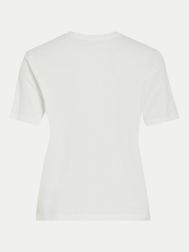 Vila Vila Camiseta Sybil 14097370 Blanco Regular Fit