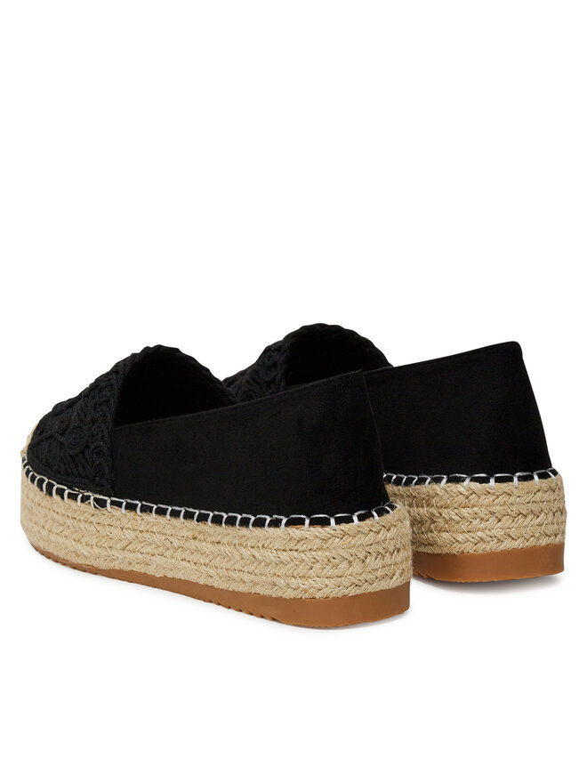 DeeZee Espadrilles DeeZee LE601-66 Fekete
