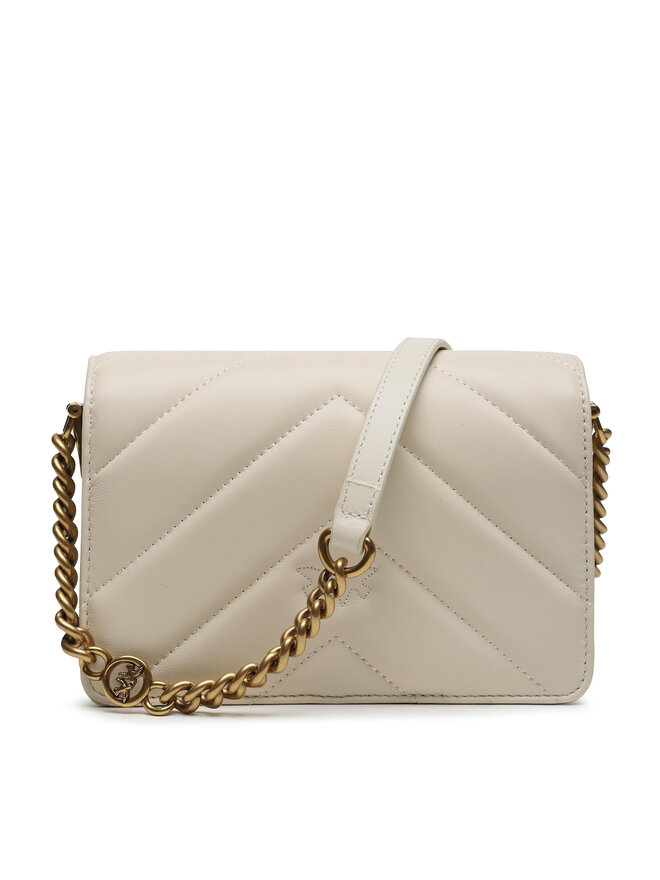 PINKO Kabelka Pinko Love Click Mini AI 23-24 PLTT 100067 A136 Écru