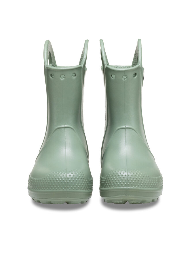 Crocs Kalosze Crocs Handle Rain Boot Kids 12803 Zielony