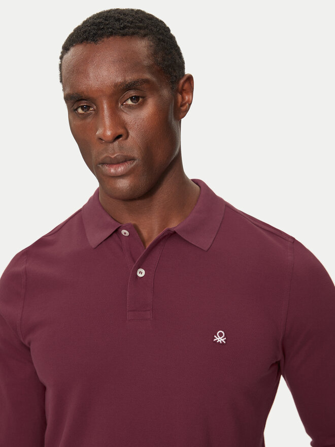 United Colors Of Benetton United Colors Of Benetton Poloshirt 3089J3204 Dunkelrot Regular Fit