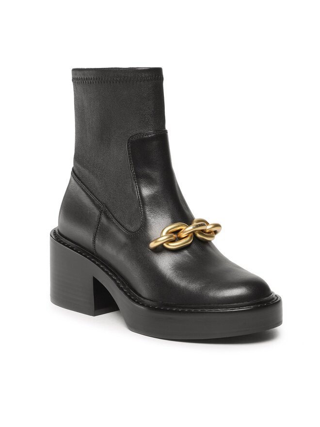 Coach Stivaletti Coach Kenna Leather Bootie CK031 Nero