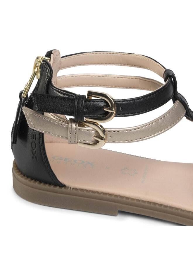 Geox Σανδάλια Geox J S.Karly G. D J7235D 054AJ C0531 S Μαύρο