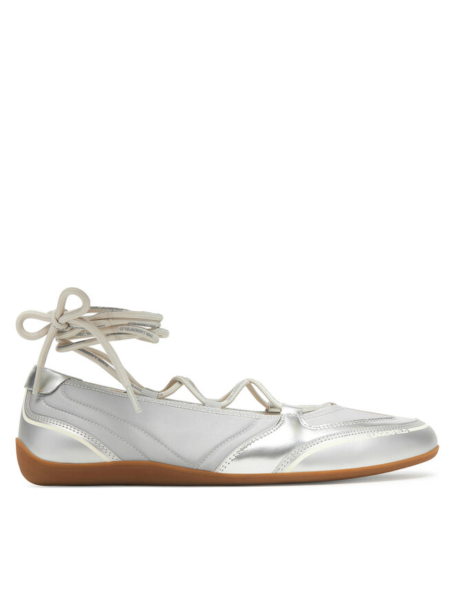 KARL LAGERFELD Ballerinas KARL LAGERFELD Altia KL66111 Silberfarben