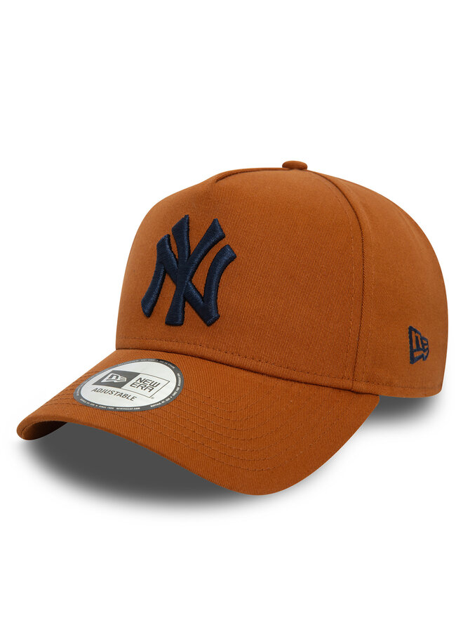 New Era Kšiltovka New Era New York Yankees League Essential 9FORTY E-Frame 60580697 Hnědá