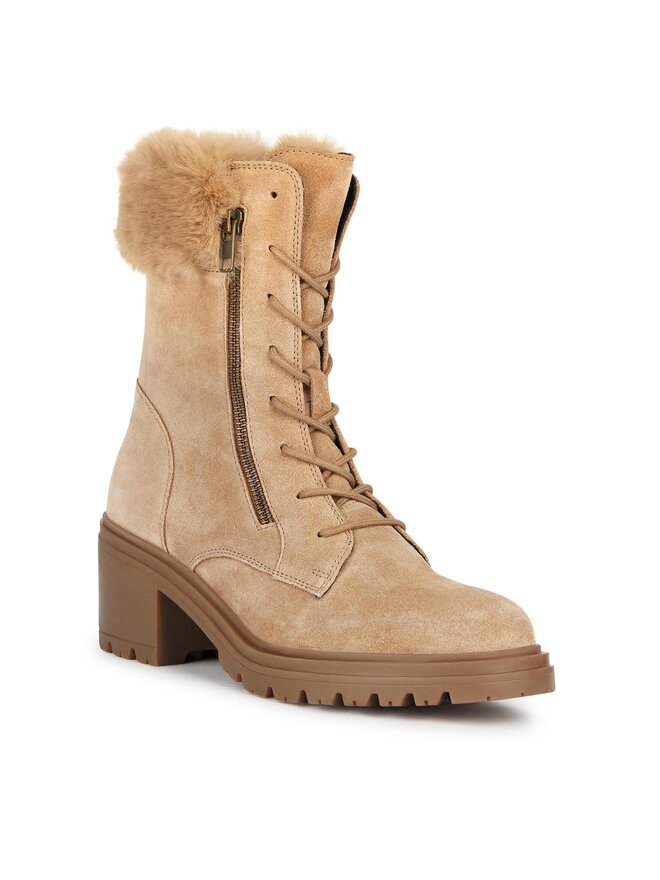 Geox Členková obuv Geox D Damiana D36QCB 022BH CS65A Hnedá