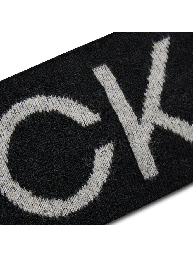 Calvin Klein Fascia per capelli Calvin Klein Elevated Monogram K60K609962 Nero