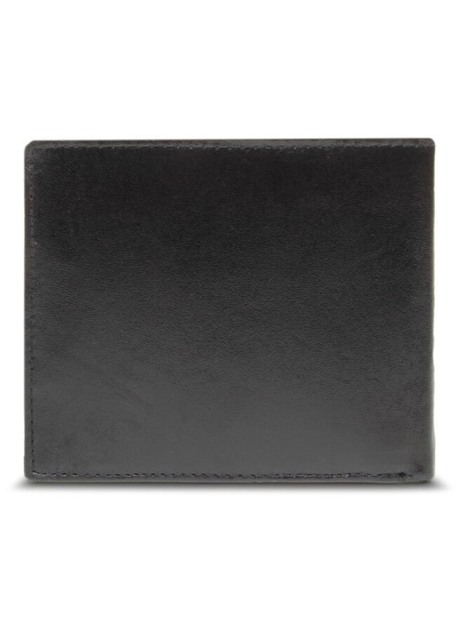 Semi Line Голям мъжки портфейл Semi Line P8227-0 Черен