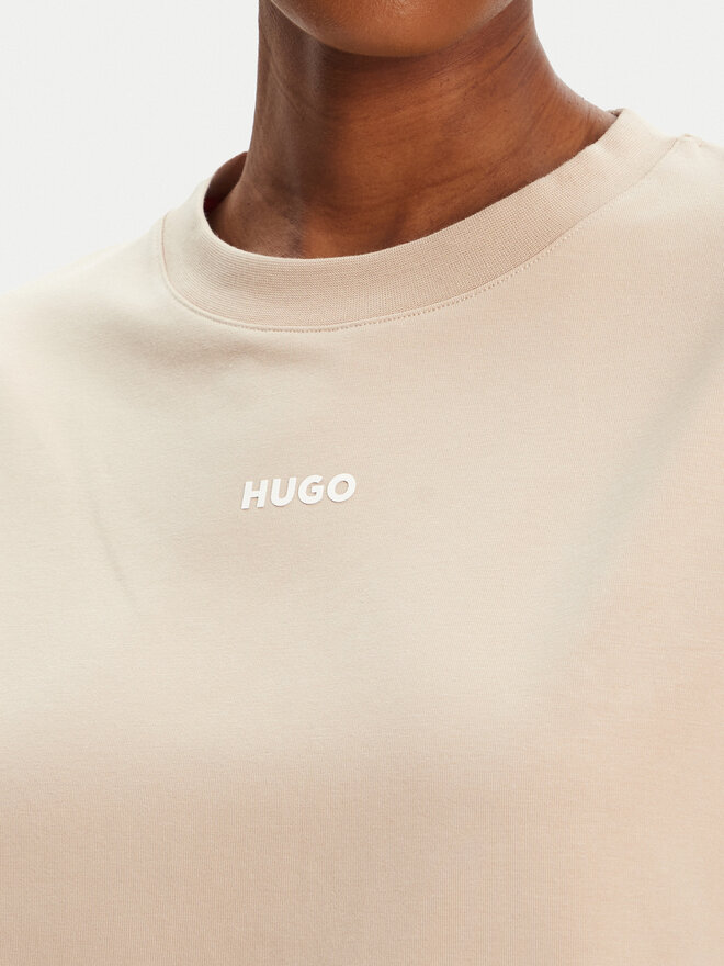 HUGO HUGO Футболка 50490593 Бежевий Relaxed Fit