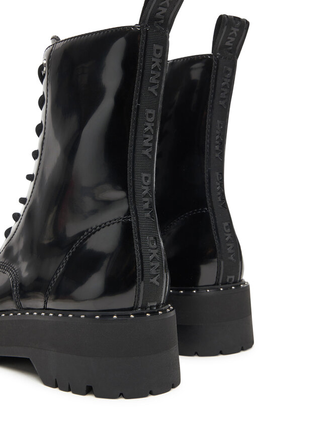 DKNY Schnürschuhe DKNY Batu Studs-Lace Up K4566972 Schwarz