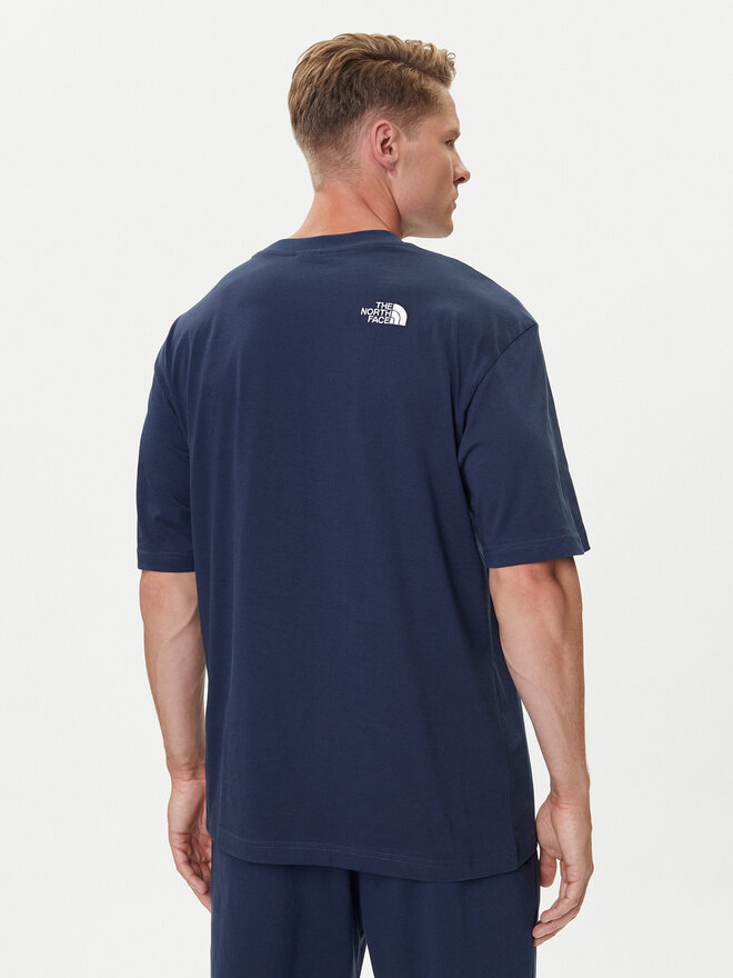The North Face The North Face Camiseta Simple Dome NF0A87NR Azul marino Oversize