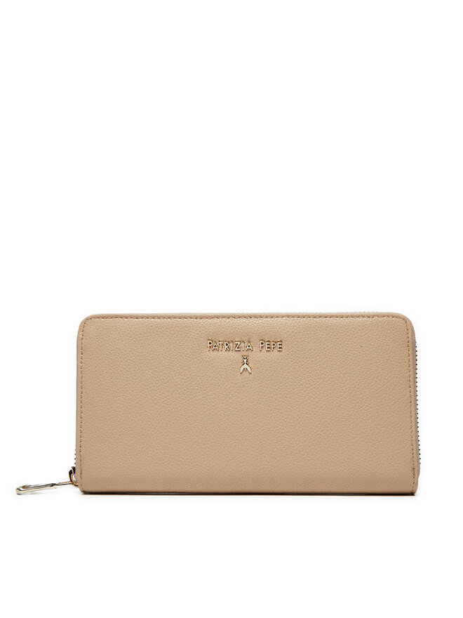 Patrizia Pepe Великий жіночий гаманець Patrizia Pepe CQ4879/L001-B524 Бежевий