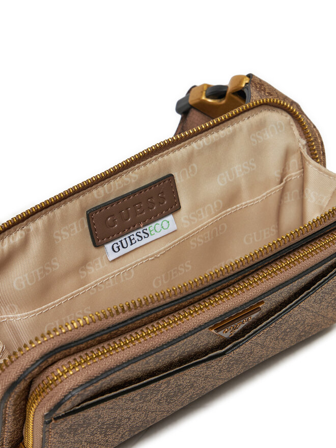 Guess Torbica za okrog pasu Guess HMSILO P5114 Rjava