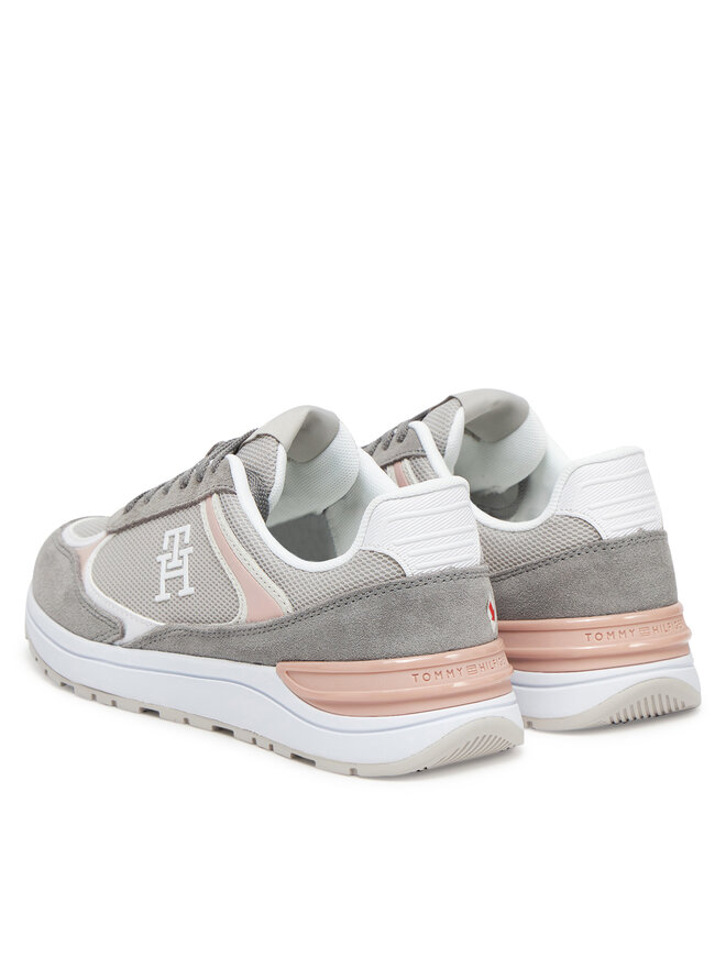 Tommy Hilfiger Αθλητικά Tommy Hilfiger Casual Fashion Runner Mix FW0FW08324 Γκρι