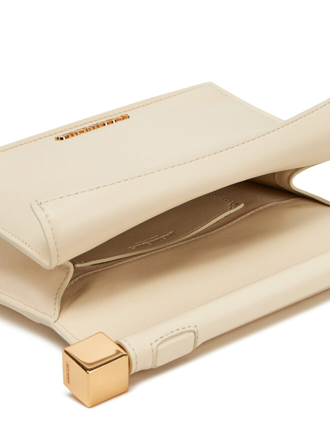 JACQUEMUS Geantă JACQUEMUS La Petite Pochette Rond C 241BA392-3171 Écru