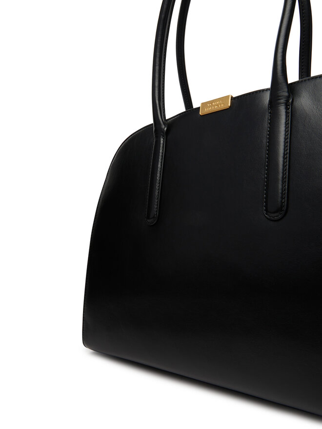 Tommy Hilfiger Сумка Tommy Hilfiger Iconic Leather Tote AW0AW18206 Чорний
