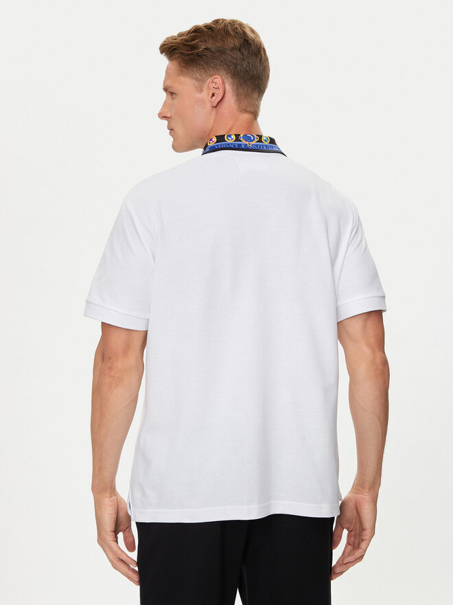 Versace Jeans Couture Versace Jeans Couture Poloshirt 76GAGT11 Weiß Regular Fit