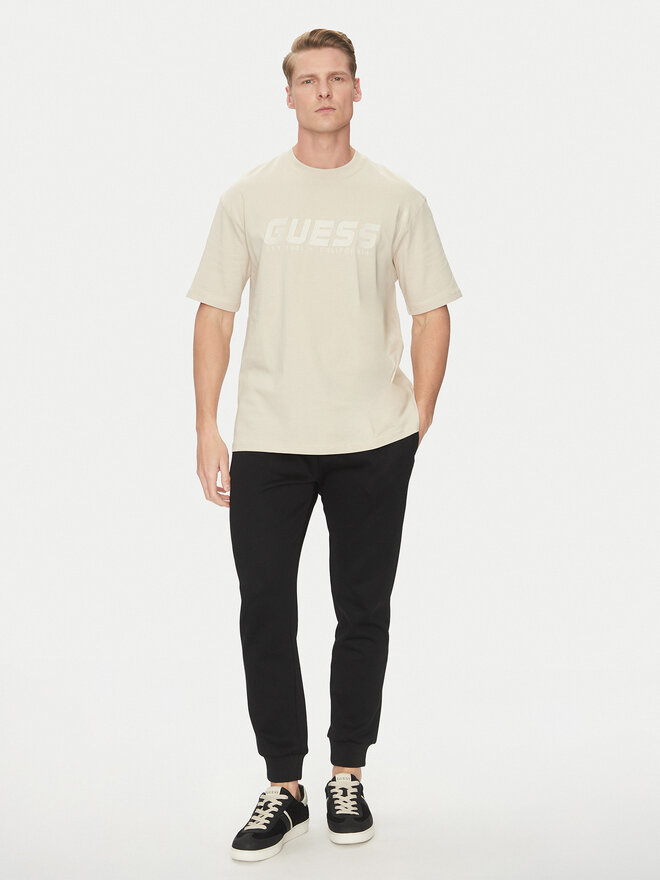 Guess Guess Marškinėliai Z5RI10 I3Z14 Écru Regular Fit