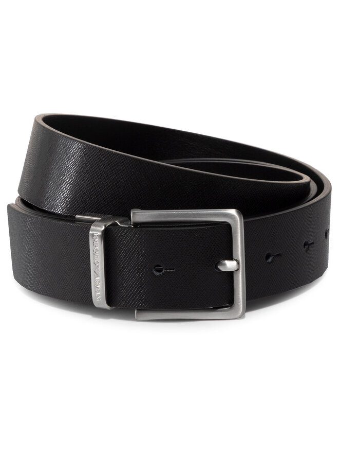 Emporio Armani Pasek Męski Emporio Armani Y4S270 YLP4X 88001 Czarny