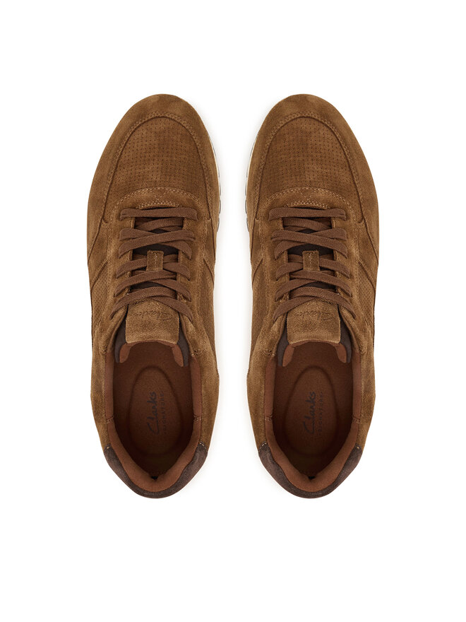 Clarks Снікерcи Clarks Radwell Tie 26186564 Коричневий