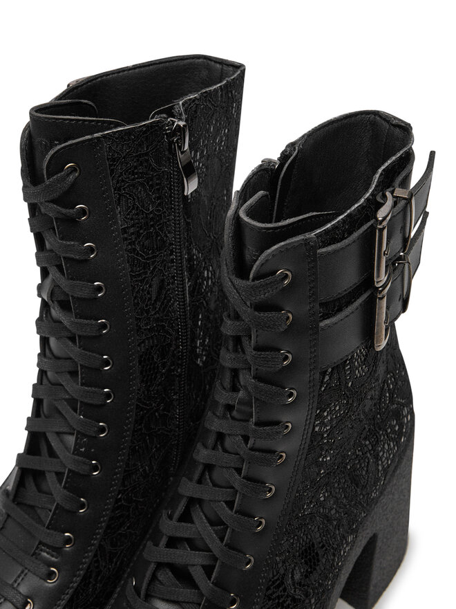 Altercore Schnürschuhe Altercore Isabel Schwarz