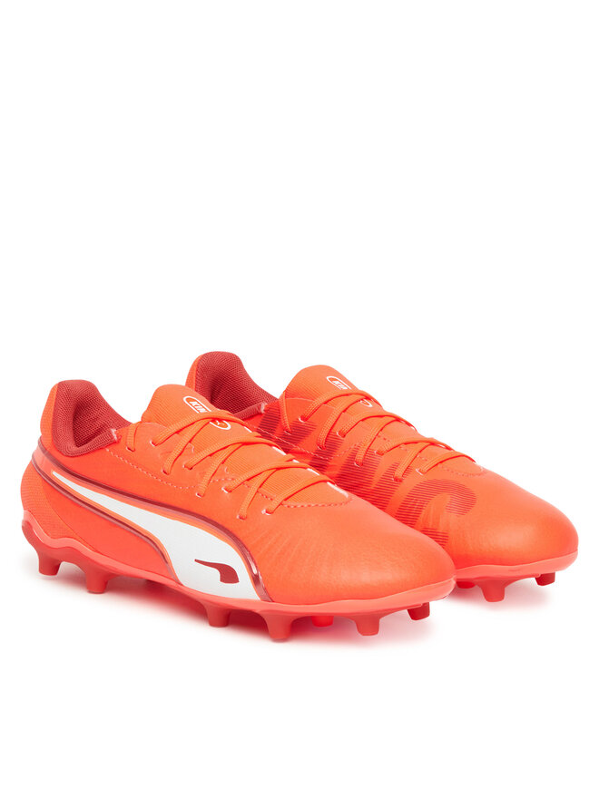 Puma Futbalové topánky Puma King Match Fg/Ag Jr 108320 01 Oranžová