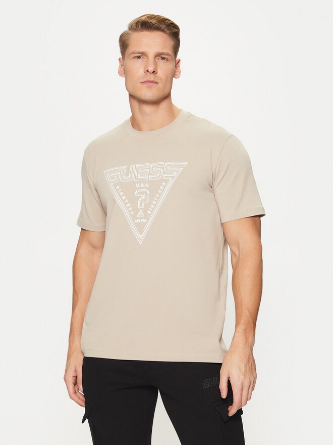Guess Guess T-Shirt Z5RI12 J1314 Beige Regular Fit