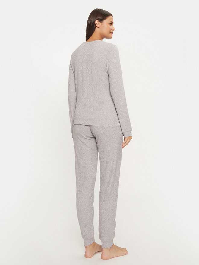 Selmark Selmark Pyjama P8673 Grau Regular Fit