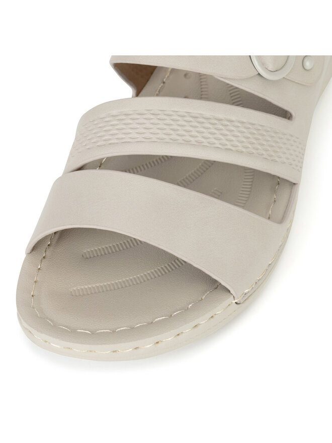 Clara Barson Pantoletten Clara Barson WYL05010-13A Grau