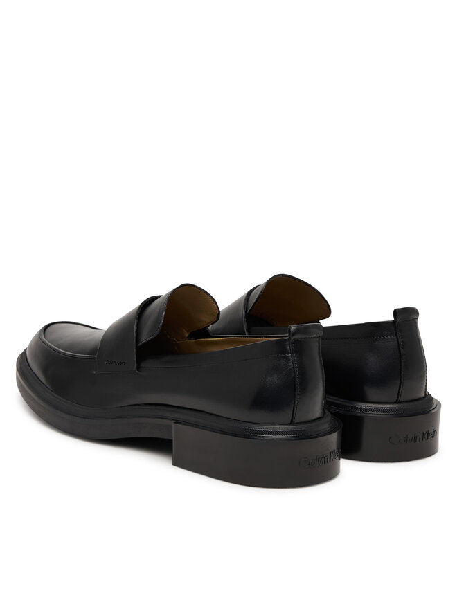 Calvin Klein Slipper Calvin Klein Cupped Band Loafer Lth HM0HM02065 Schwarz